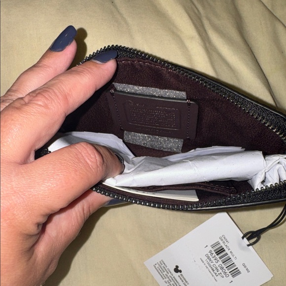 NWT Limited Edition Disney x Coach Mickey Mouse Wristlet - Picture 4 of 4